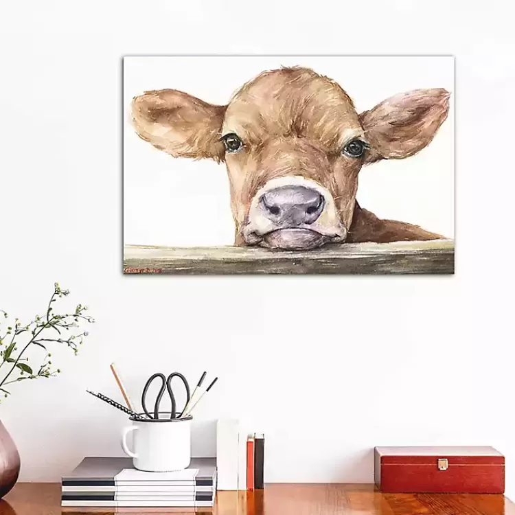 Calf Canvas Art Print, 26x18>Kirklands Home Outlet