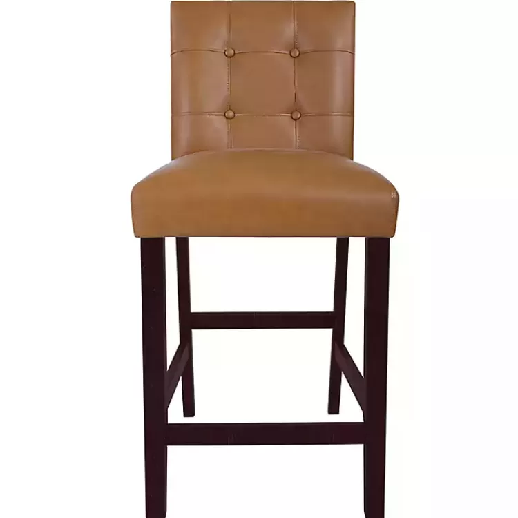 Camel Faux Leather Jeremy Counter Stools, Set of 2>Kirklands Home Cheap
