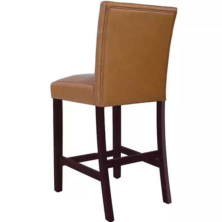 camel_faux_leather_jeremy_counter_stools_set_of__4.webp Camel Faux Leather Jeremy Counter Stools, Set of 2>Kirklands Home Cheap