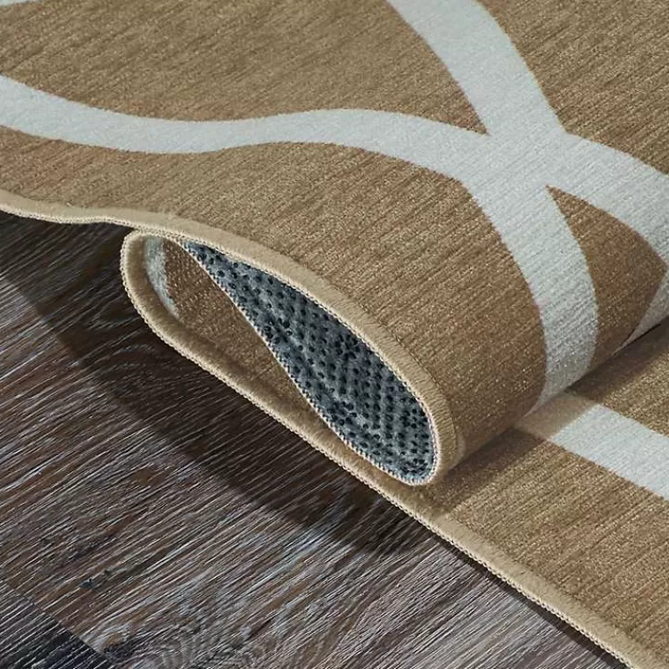 camel_intersections_washable_runner_x_2.webp Camel Intersections Washable Runner, 2x7>Kirklands Home Outlet