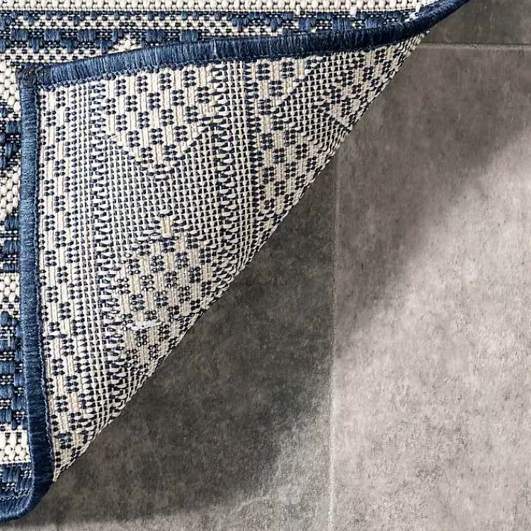 cammie_blue_moroccan_tribal_outdoor_rug_x_6.webp Cammie Blue Moroccan Tribal Outdoor Rug, 8x10>Kirklands Home Outlet