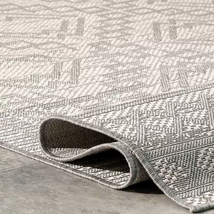 cammie_gray_moroccan_geometric_outdoor_rug_x_4.webp Cammie Gray Moroccan Geometric Outdoor Rug, 8x10>Kirklands Home Sale