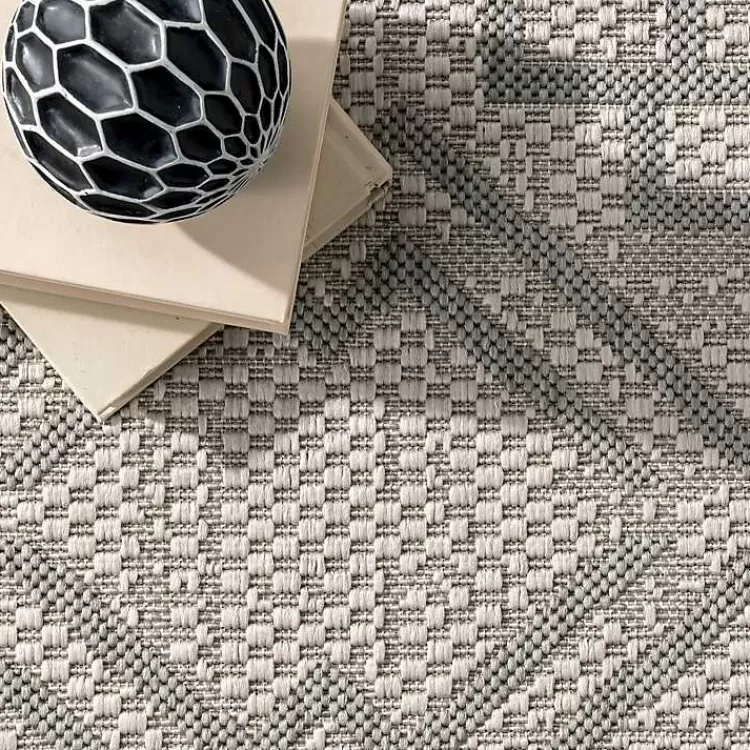 cammie_gray_moroccan_geometric_outdoor_rug_x_6.webp Cammie Gray Moroccan Geometric Outdoor Rug, 8x10>Kirklands Home Sale