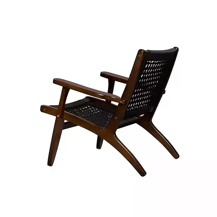 cappuccino_black_woven_accent_chair_2.webp Cappuccino Woven Accent Chair>Kirklands Home Store