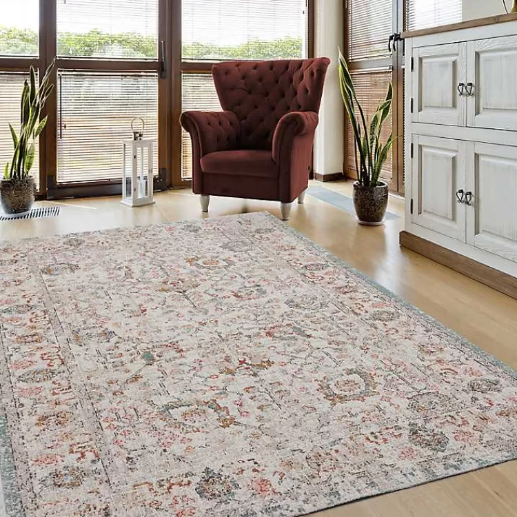 caramel_botanical_indooroutdoor_area_rug_x_6.webp Caramel Botanical Indoor/Outdoor Area Rug, 5x7>Kirklands Home Hot