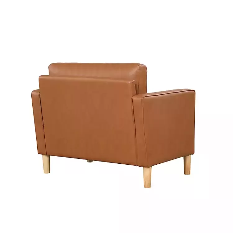 caramel_faux_leather_chelsea_accent_chair_3.webp Caramel Faux Leather Chelsea Accent Chair>Kirklands Home New