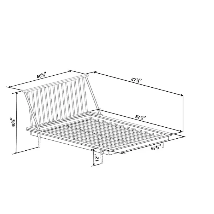 caramel_midcentury_modern_queen_bed_frame_4.webp Caramel Mid-Century Modern Queen Bed Frame>Kirklands Home Store