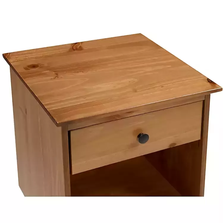caramel_onedrawer_wood_nightstand_2.webp Caramel One-Drawer Wood Nightstand>Kirklands Home Online