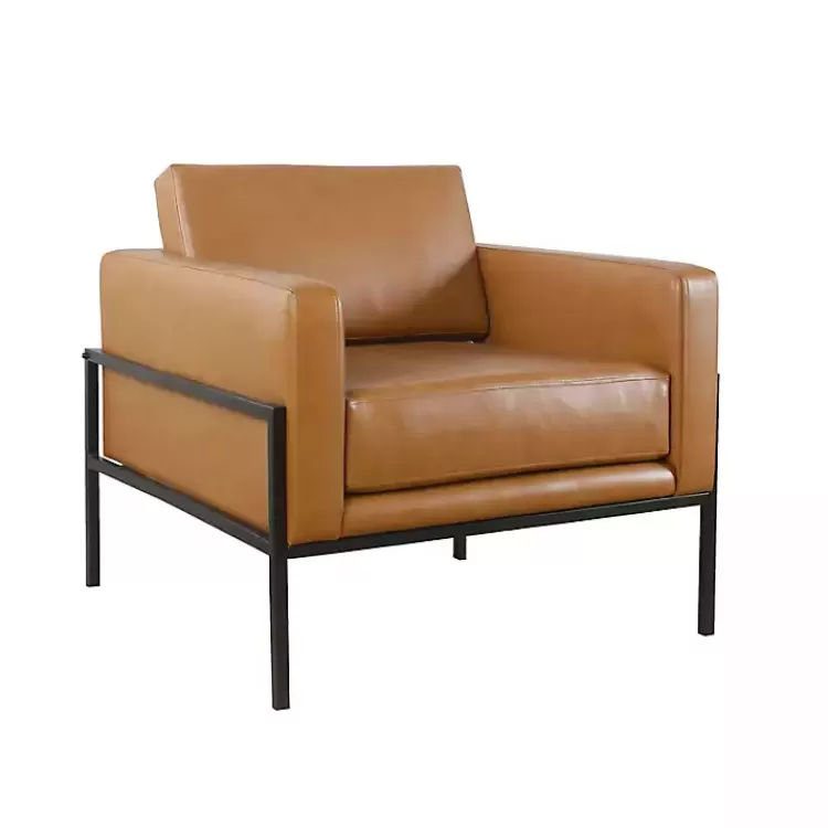Carmel Vegan Leather Club Accent Chair>Kirklands Home Cheap