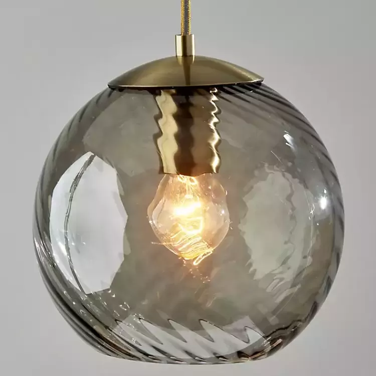 carmen_smoked_swirled_glass_pendant_light_2.webp Carmen Smoked Swirled Glass Pendant Light>Kirklands Home Cheap