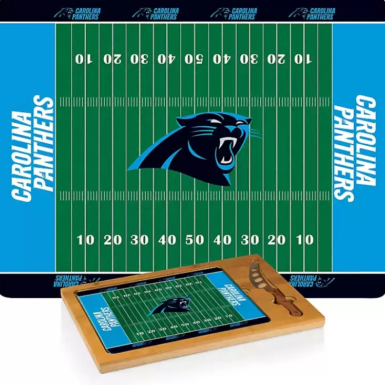Carolina Panthers Cutting Board & Knife Set>Kirklands Home Cheap
