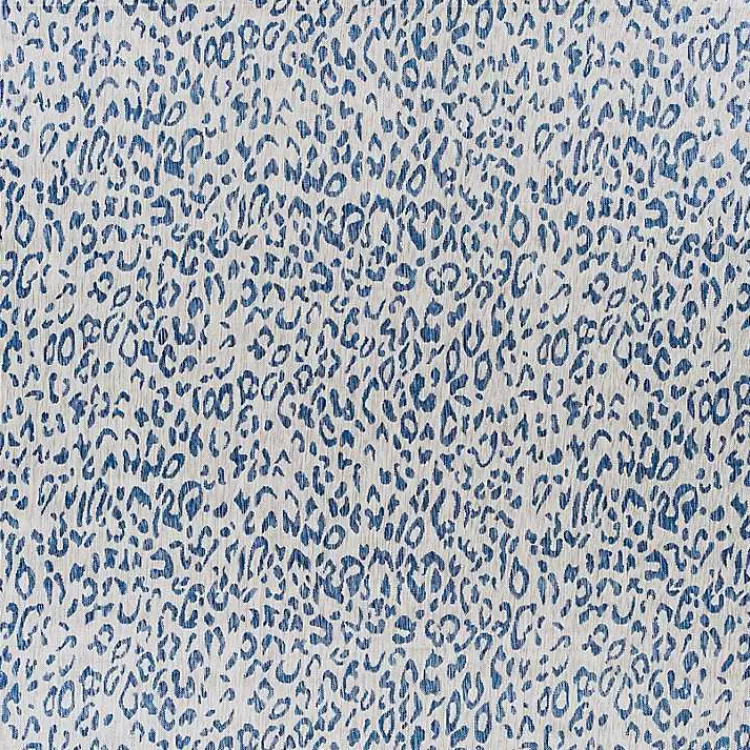 Cauli Leopard Print Outdoor Rug, 7x7>Kirklands Home Best