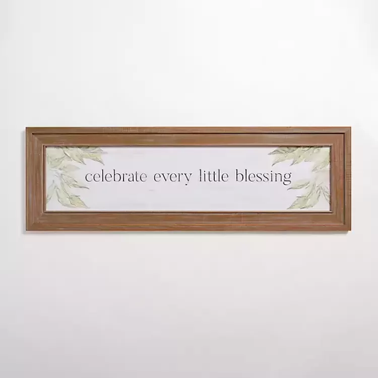 Celebrate Every Little Blessing Wall Plaque>Kirklands Home Clearance