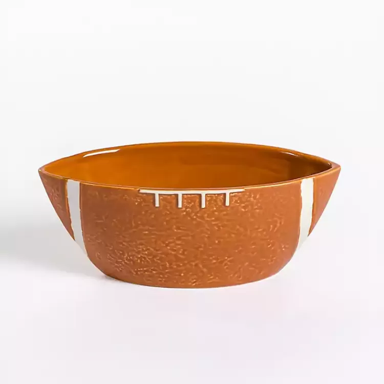 Ceramic Football Dip Bowl>Kirklands Home Sale