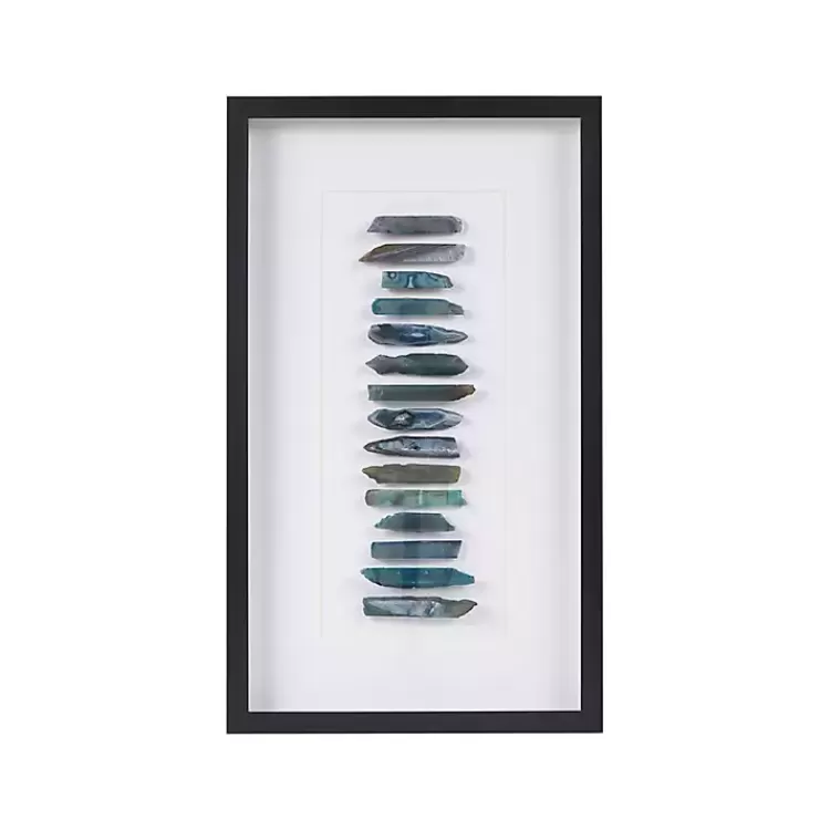 Cerulean Agate Martha Stewart Shadowbox Plaque>Kirklands Home Clearance