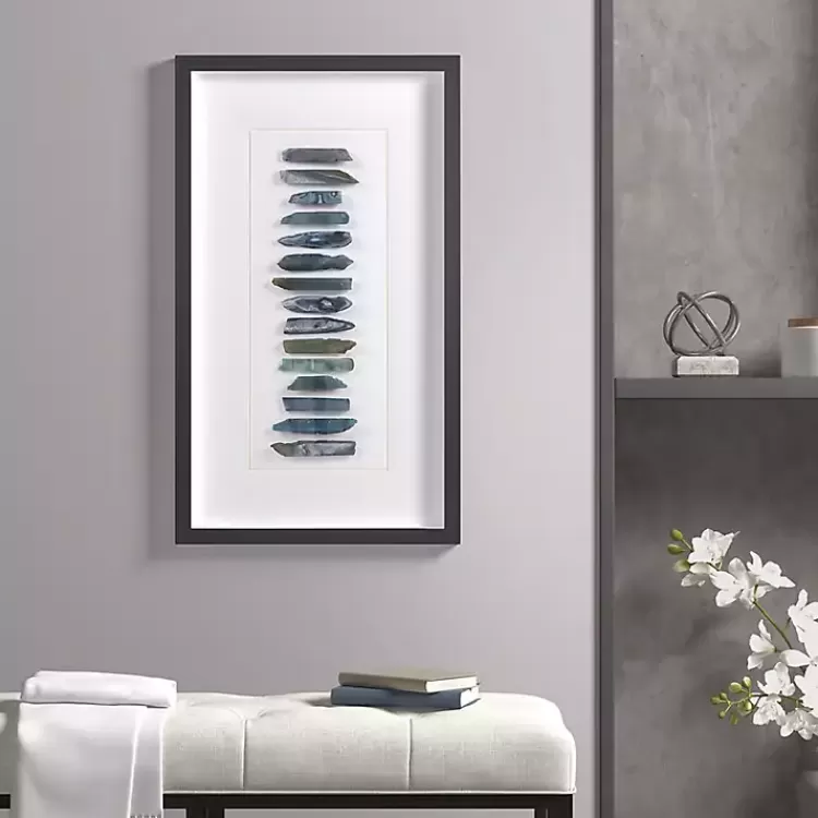 Cerulean Agate Martha Stewart Shadowbox Plaque>Kirklands Home Clearance
