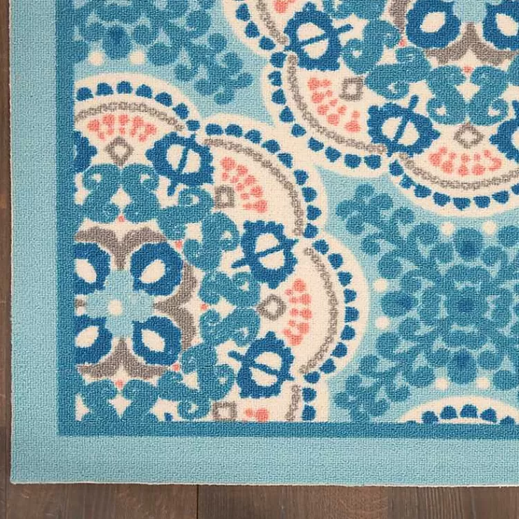 cerulean_medallion_outdoor_area_rug_x_2.webp Cerulean Medallion Outdoor Area Rug, 5x7>Kirklands Home Sale