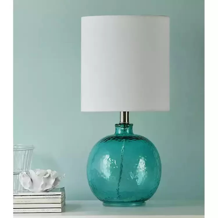 Cerulean Tinted Glass Jug Table Lamp>Kirklands Home Discount