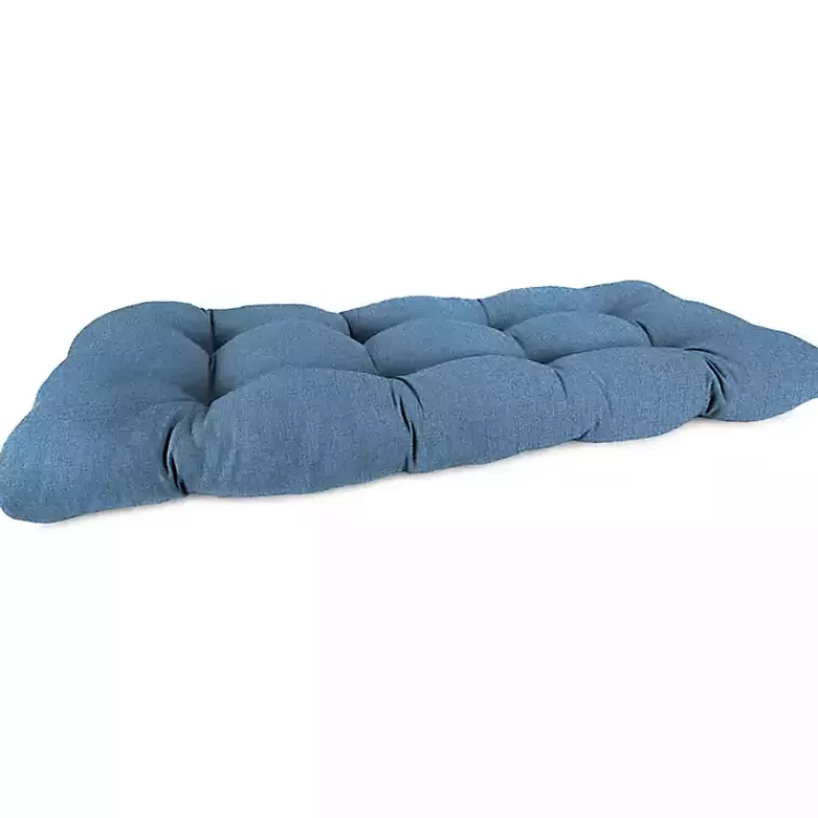 Chambray French Outdoor Wicker Settee Cushion>Kirklands Home Cheap