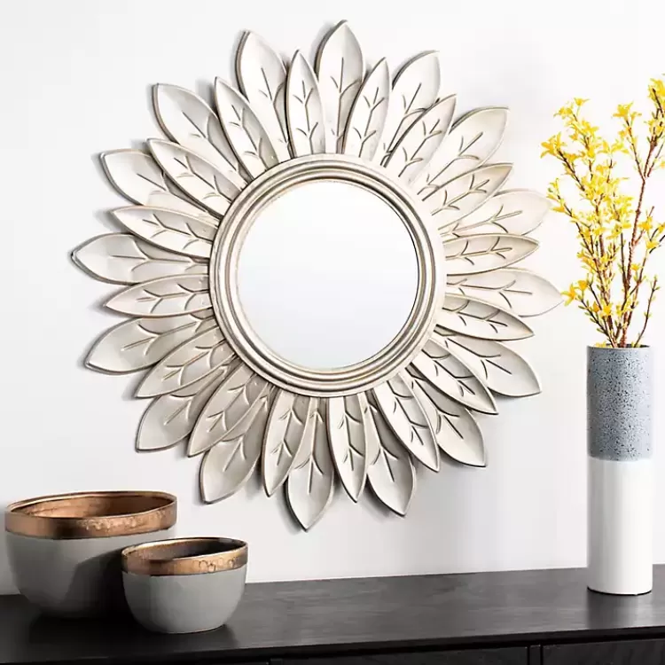 champagne_gold_round_flower_alba_wall_mirror_3.webp Champagne Gold Round Flower Alba Wall Mirror>Kirklands Home Hot
