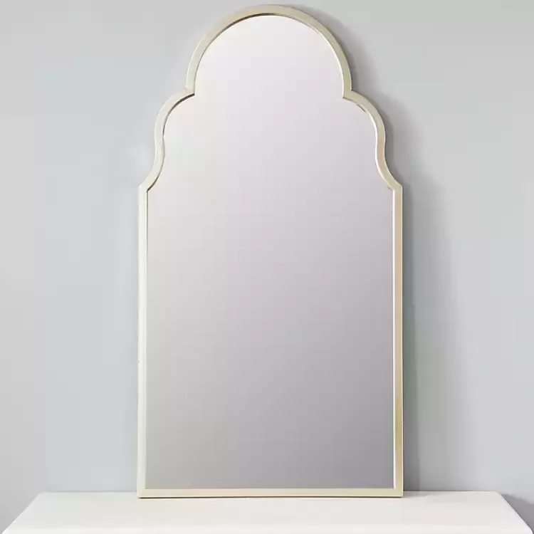 Champagne Maria Metal Arch Mirror>Kirklands Home Hot