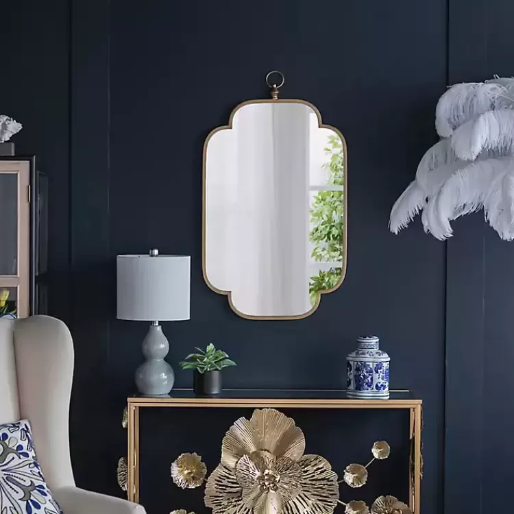 champagne_notched_corners_mirror_8.webp Champagne Notched Corners Mirror>Kirklands Home Best