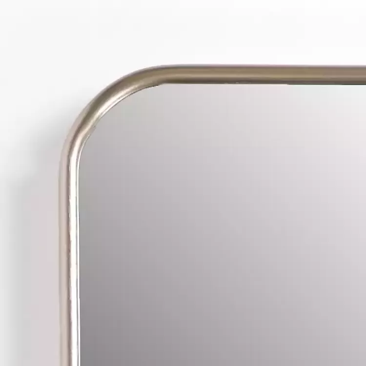 Champagne Nouveau Curved Corner Mirror>Kirklands Home New