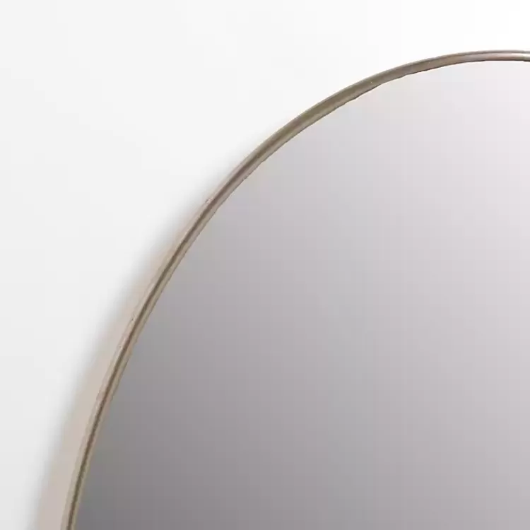 Champagne Nouveau Oval Wall Mirror>Kirklands Home Online