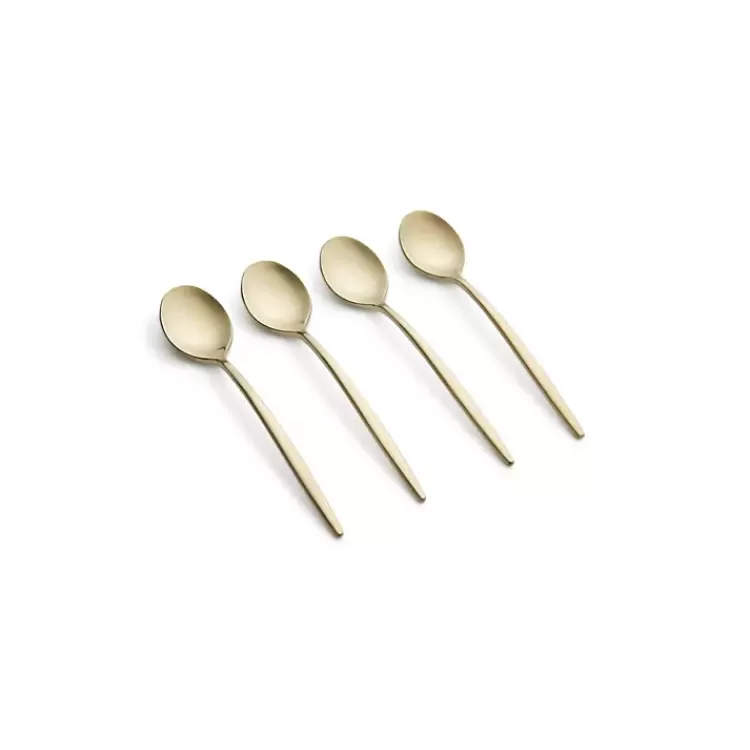 Champagne Satin 4-pc. Demitasse Spoon Set>Kirklands Home Store