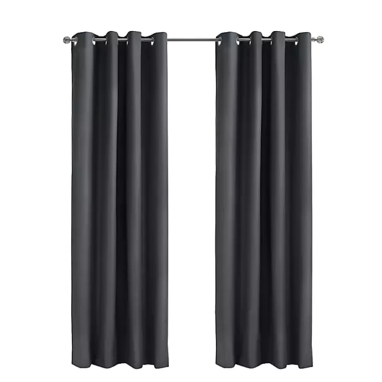 Charcoal Alpine Blackout Curtain Panel, 108 in.>Kirklands Home Clearance