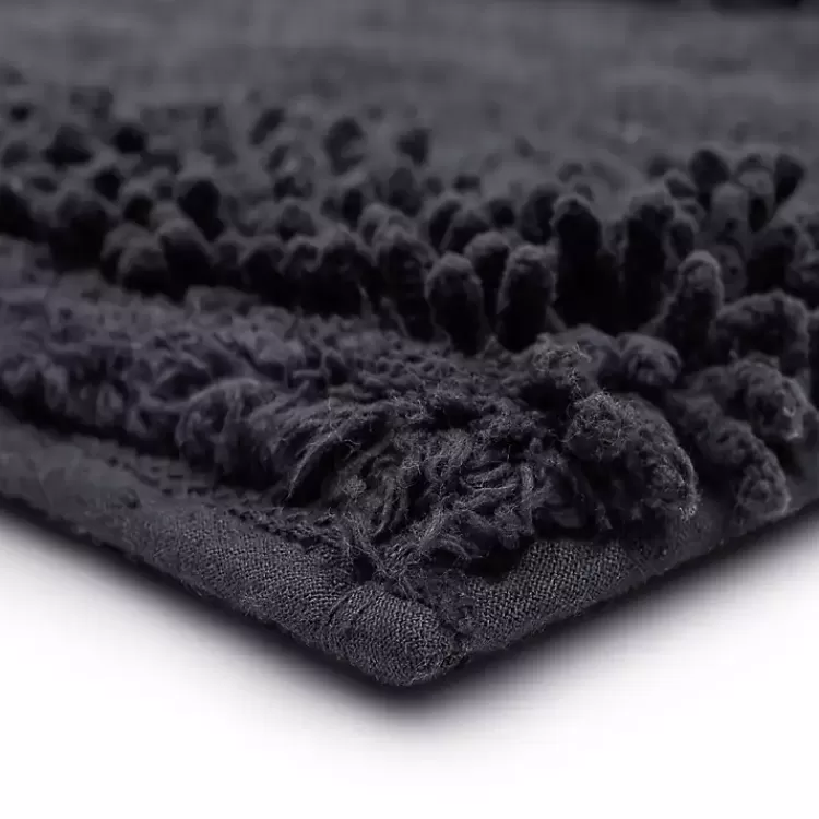 charcoal_asymmetrical_cotton_bath_mat_3.webp Charcoal Asymmetrical Cotton Bath Mat>Kirklands Home Sale