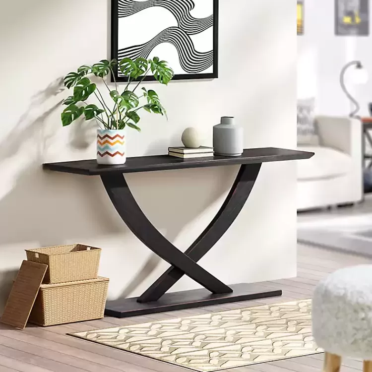 Charcoal Ramus Console Table>Kirklands Home Online