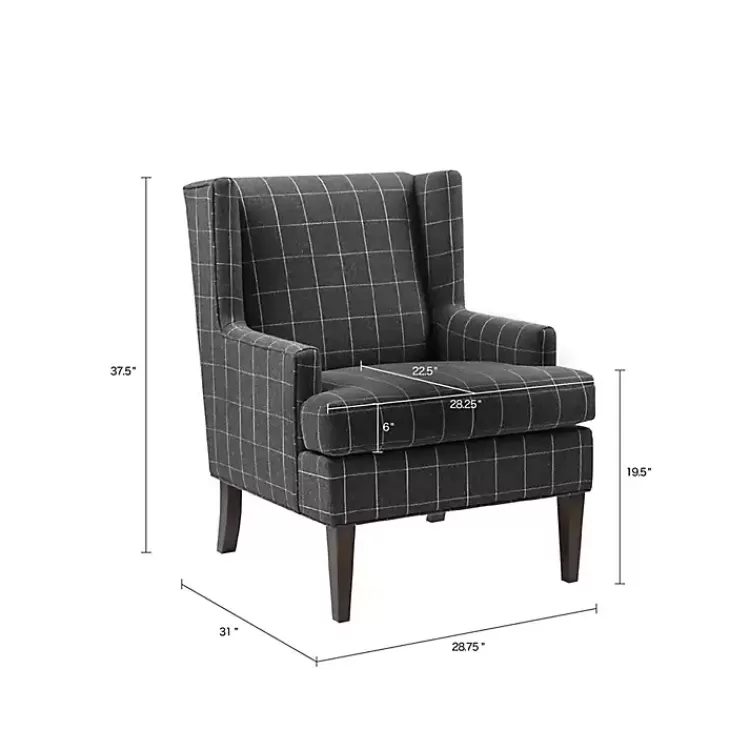 charcoal_decker_martha_stewart_accent_chair_4.webp Charcoal Decker Martha Stewart Accent Chair>Kirklands Home New