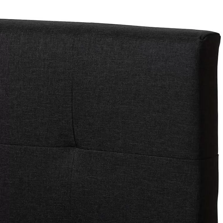 charcoal_gray_tufted_modern_queen_bed_3.webp Charcoal Tufted Modern Queen Bed>Kirklands Home Clearance