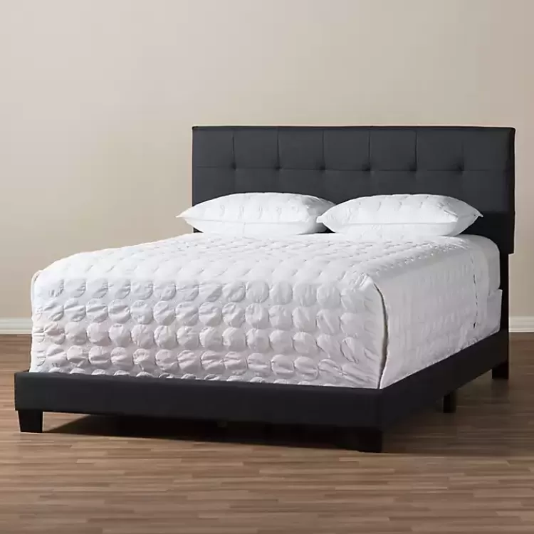 charcoal_gray_tufted_modern_queen_bed_6.webp Charcoal Tufted Modern Queen Bed>Kirklands Home Clearance