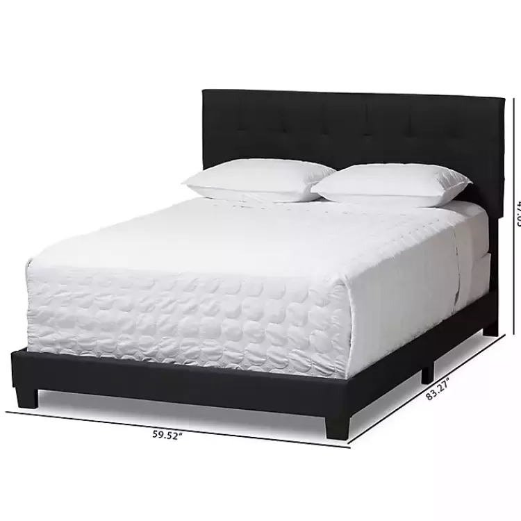 charcoal_gray_tufted_modern_queen_bed_7.webp Charcoal Tufted Modern Queen Bed>Kirklands Home Clearance