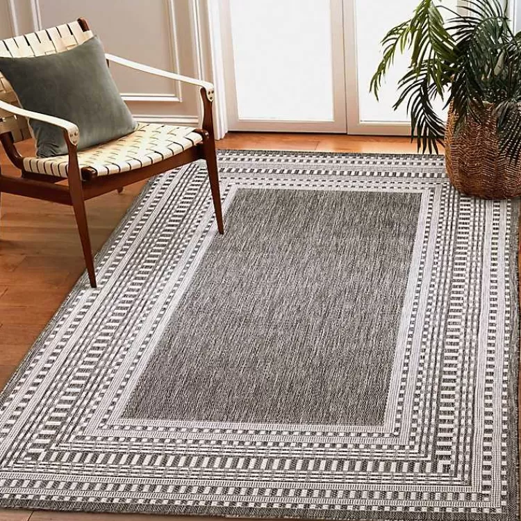 charcoal_linear_macy_indooroutdoor_area_rug_x_2-1.webp Charcoal Linear Macy Indoor/Outdoor Area Rug, 7x9>Kirklands Home Outlet