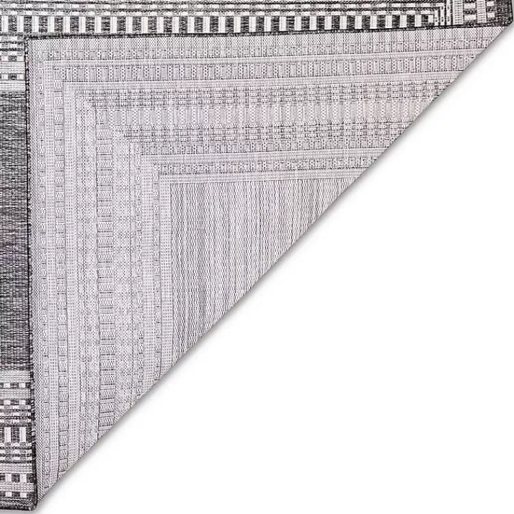 charcoal_linear_macy_indooroutdoor_area_rug_x_6-1.webp Charcoal Linear Macy Indoor/Outdoor Area Rug, 7x9>Kirklands Home Outlet