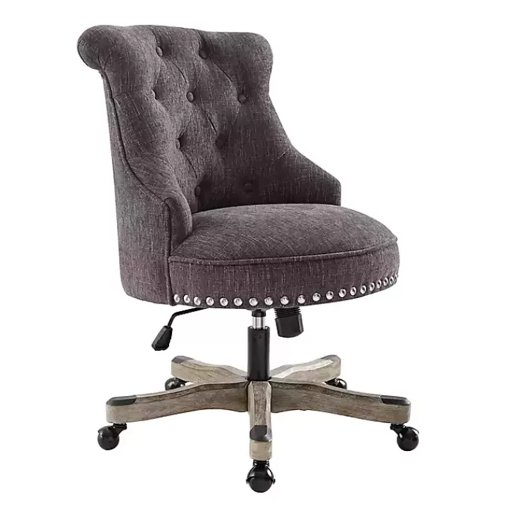 Charcoal Miller Tufted Office Chair>Kirklands Home Outlet