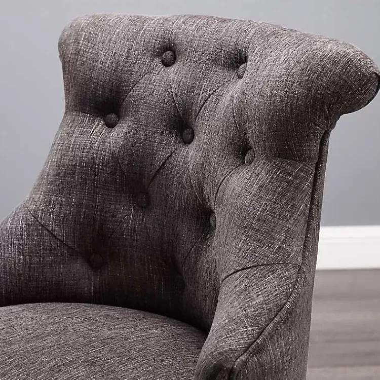 charcoal_miller_tufted_office_chair_2.webp Charcoal Miller Tufted Office Chair>Kirklands Home Outlet