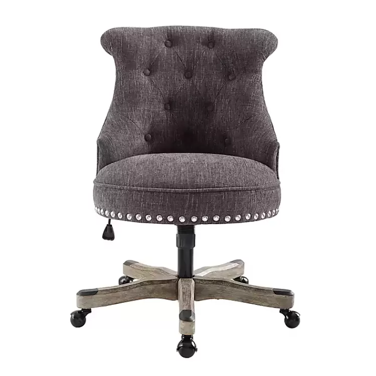 charcoal_miller_tufted_office_chair_4.webp Charcoal Miller Tufted Office Chair>Kirklands Home Outlet