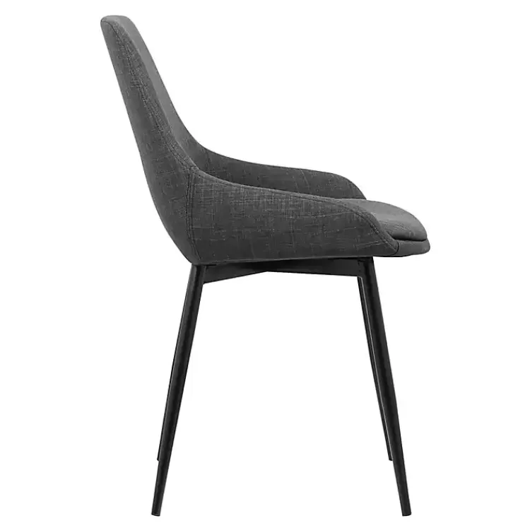 charcoal_upholstered_mia_dining_chair_2.webp Charcoal Upholstered Mia Dining Chair>Kirklands Home Cheap