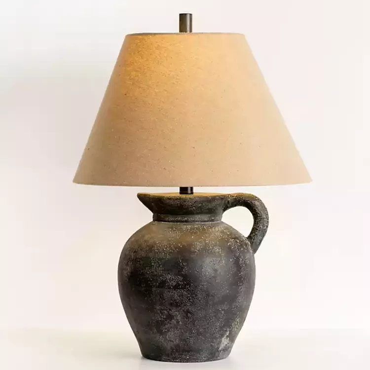Charcoal Vase Table Lamp>Kirklands Home Store