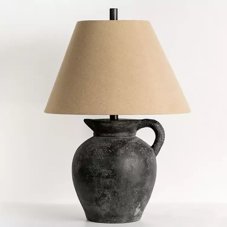 Charcoal Vase Table Lamp>Kirklands Home Store