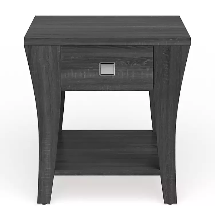 charcoal_wood_single_drawer_side_table_2.webp Charcoal Wood Single Drawer Side Table>Kirklands Home Cheap