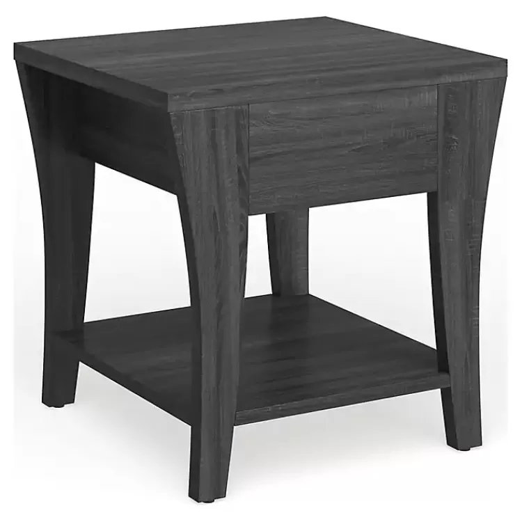 charcoal_wood_single_drawer_side_table_4.webp Charcoal Wood Single Drawer Side Table>Kirklands Home Cheap