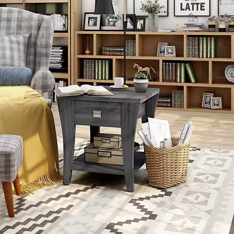 charcoal_wood_single_drawer_side_table_6.webp Charcoal Wood Single Drawer Side Table>Kirklands Home Cheap