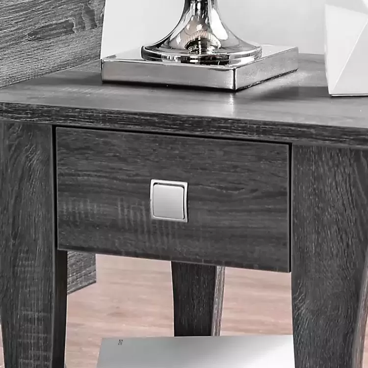 charcoal_wood_single_drawer_side_table_9.webp Charcoal Wood Single Drawer Side Table>Kirklands Home Cheap
