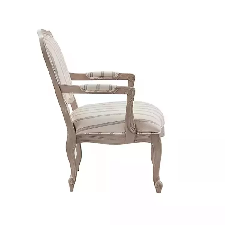 chaucer_navy_striped_accent_chair_3.webp Chaucer Navy Striped Accent Chair>Kirklands Home Sale