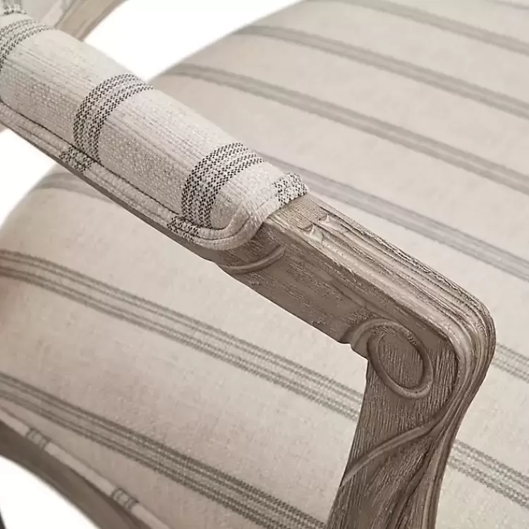 chaucer_navy_striped_accent_chair_5.webp Chaucer Navy Striped Accent Chair>Kirklands Home Sale